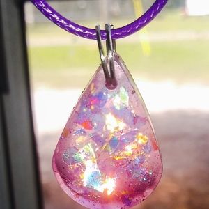 Resin necklace